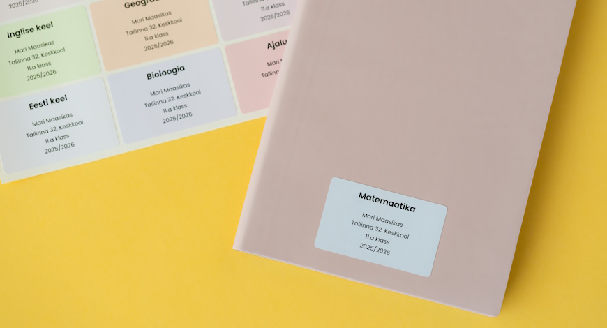 Kleepsud õpikutele ja vihikutele