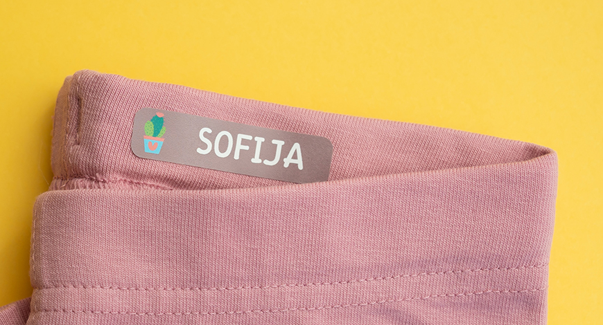 Lielās, uzgludināmās vārda uzlīmes