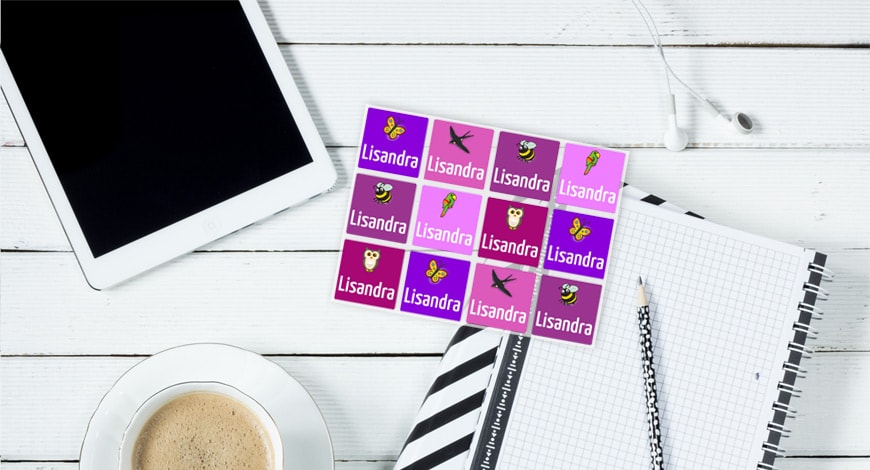 Ruudukujulised triigitavad nimesildid